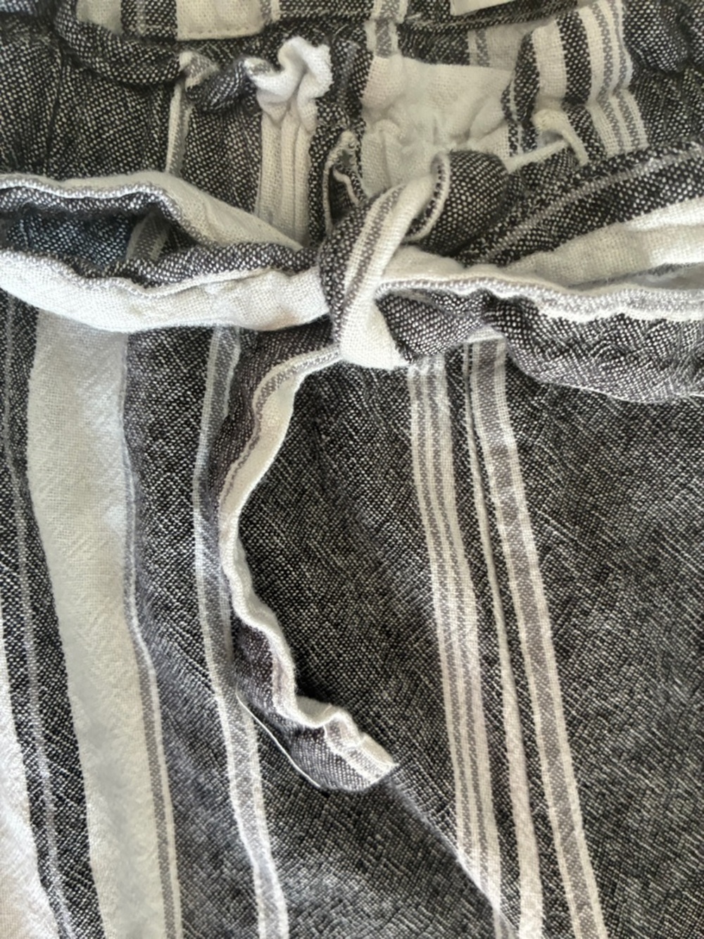 Linen wide leg pants - Picture 3 of 9